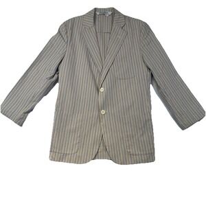 Rowing Blazers Mens 40R Multi Color Striped Rainbow Pocket Blazer Jacket USA